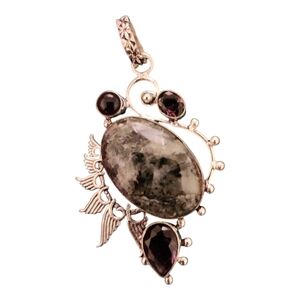 Sterling Silver And Stone Pendant